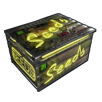 Buy Rust wooden box Neon Small Seeds Storage skin