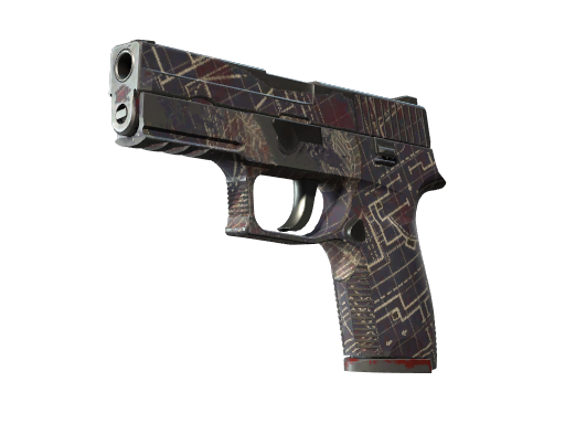 Buy CS2 pistol P250 | Facility Draft (Well-Worn) skin