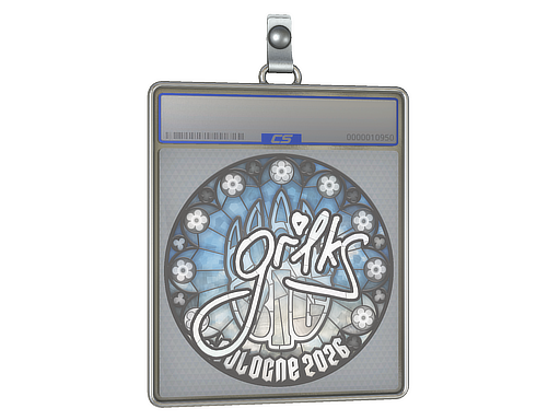 Buy CS2 charm Sticker Slab | gr1ks | Cologne 2026 skin