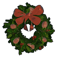 Buy Rust misc Christmas Door Wreath skin
