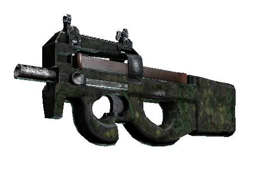 Buy CS2 smg Souvenir P90 | Verdant Growth (Well-Worn) skin