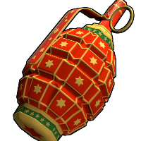Buy Rust grenade Red Christmas Grenade skin