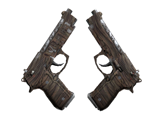 Buy CS2 pistol Souvenir Dual Berettas | Drift Wood (Field-Tested) skin
