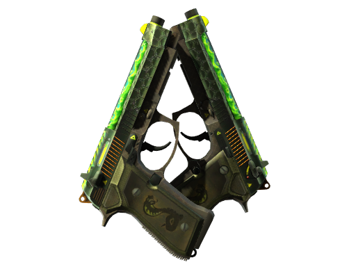 Buy CS2 pistol StatTrak™ Dual Berettas | Cobra Strike (Factory New) skin