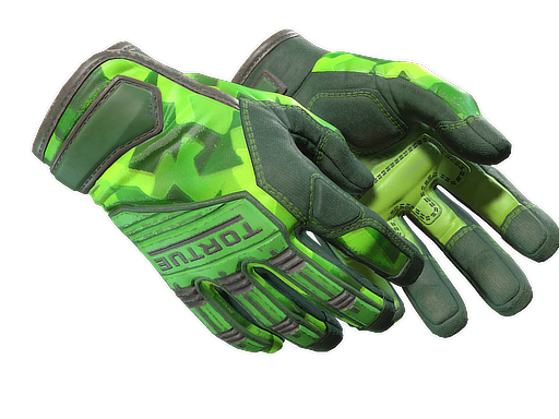 Buy CS2 gloves ★ Specialist Gloves | Lime Polycam (Well-Worn) skin