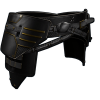 Buy Rust clothing Black Gold Kilt skin