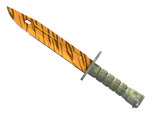 Buy CS2 knife ★ StatTrak™ Bayonet | Tiger Tooth (Minimal Wear) skin