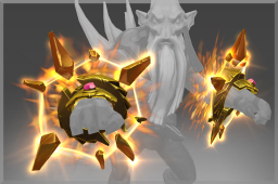 Buy Dota 2 wearable Autographed Golden Bracers of Forlorn Precipice skin