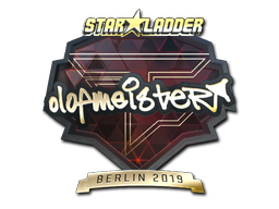 Buy CS2 sticker Sticker | olofmeister (Gold) | Berlin 2019 skin