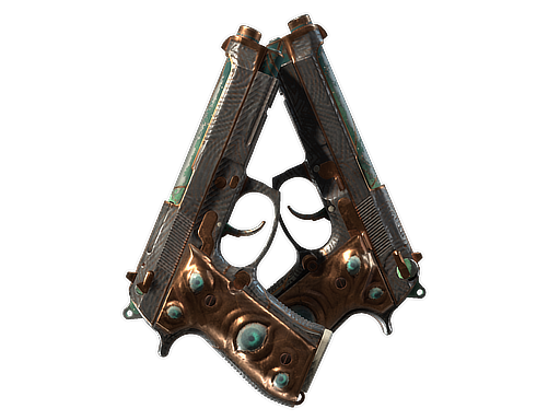 Buy CS2 pistol Dual Berettas | Angel Eyes (Battle-Scarred) skin