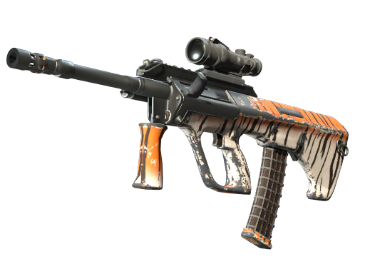 Buy CS2 rifle AUG | Bengal Tiger (Well-Worn) skin