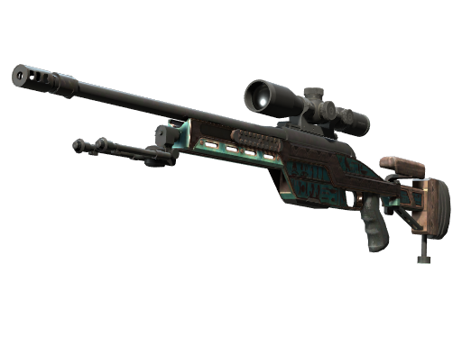 Buy CS2 sniper rifle SSG 08 | Azure Glyph (Field-Tested) skin