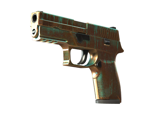 Buy CS2 pistol StatTrak™ P250 | Verdigris (Minimal Wear) skin