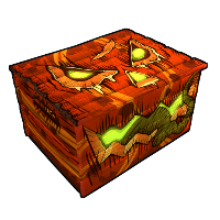 Buy Rust wooden box Pumpkin Storage Box skin