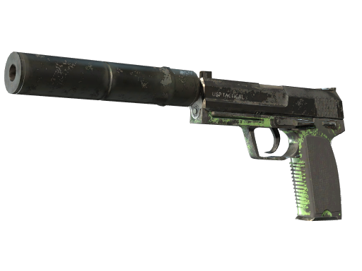 Buy CS2 pistol USP-S | Para Green (Battle-Scarred) skin