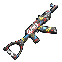 Buy Rust ak47u Bombing AR skin