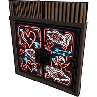 Buy Rust misc Neon Love Metal Double Door skin