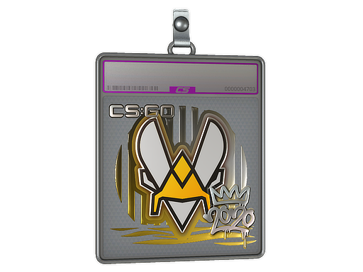 Buy CS2 charm Sticker Slab | Vitality (Foil) | 2020 RMR skin