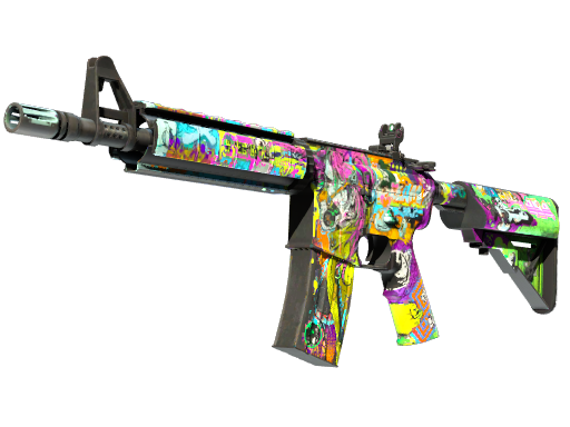 Buy CS2 rifle M4A4 | In Living Color (Well-Worn) skin