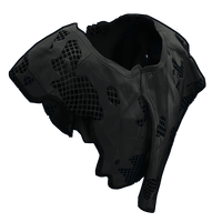 Buy Rust clothing Blackout Poncho skin