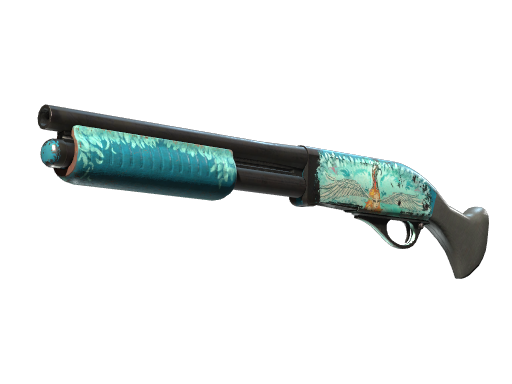 Buy CS2 shotgun StatTrak™ Sawed-Off | Serenity (Field-Tested) skin