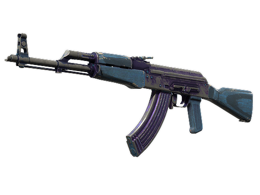 Buy CS2 rifle AK-47 | Midnight Laminate (Battle-Scarred) skin