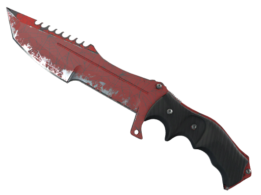 Buy CS2 knife ★ Huntsman Knife | Crimson Web (Well-Worn) skin