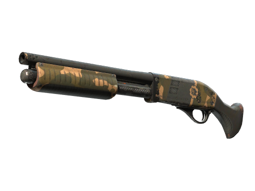 Buy CS2 shotgun Sawed-Off | Black Sand (Battle-Scarred) skin