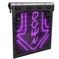 Buy Rust misc Neon Down Garage Door skin