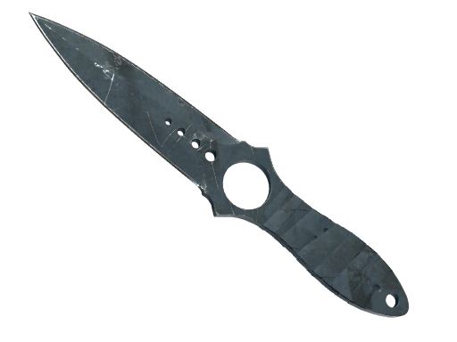 Buy CS2 knife ★ StatTrak™ Skeleton Knife | Night Stripe (Battle-Scarred) skin
