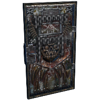 Buy Rust armored metal door Armored Scrapper Door skin
