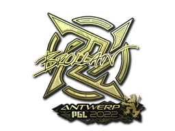 Buy CS2 sticker Sticker | Brollan (Gold) | Antwerp 2022 skin