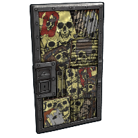 Buy Rust sheet metal door Dead Souls Metal Door skin