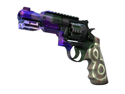 Buy CS2 pistol R8 Revolver | Crazy 8 (Battle-Scarred) skin