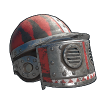 Buy Rust rifle helmet Furious Raider Riot Helmet skin