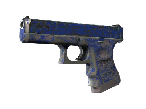 Buy CS2 pistol Glock-18 | Blue Fissure (Battle-Scarred) skin