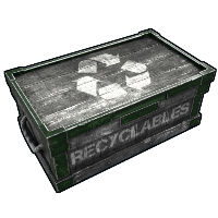 Buy Rust large wooden box Recyclables Box skin