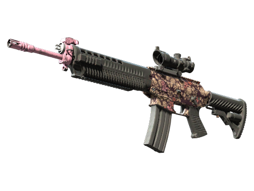 Buy CS2 rifle Souvenir SG 553 | Desert Blossom (Field-Tested) skin