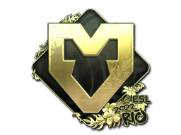 Buy CS2 sticker Sticker | MOUZ (Gold) | Rio 2022 skin