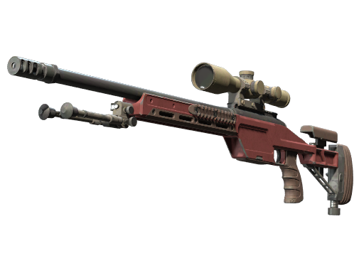 Buy CS2 sniper rifle SSG 08 | Red Stone (Field-Tested) skin