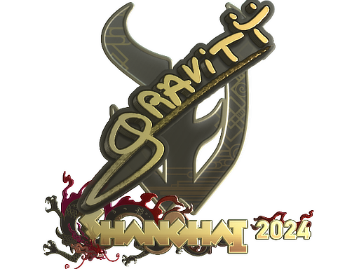 Buy CS2 sticker Sticker | Graviti (Gold) | Shanghai 2024 skin