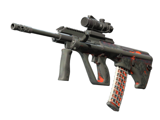 Buy CS2 rifle AUG | Radiation Hazard (Battle-Scarred) skin