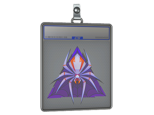 Buy CS2 charm Sticker Slab | Gold Web skin