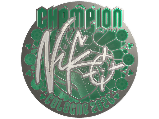Buy CS2 sticker Sticker | NiKo (Foil, Champion) | Cologne 2026 skin