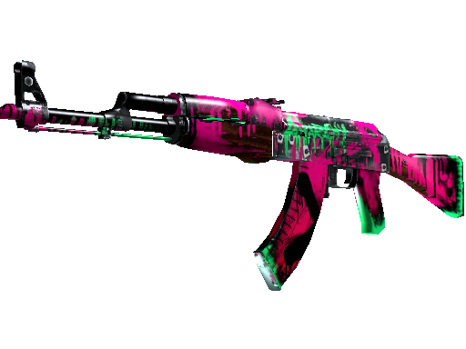 Buy CS2 rifle StatTrak™ AK-47 | Neon Revolution (Well-Worn) skin
