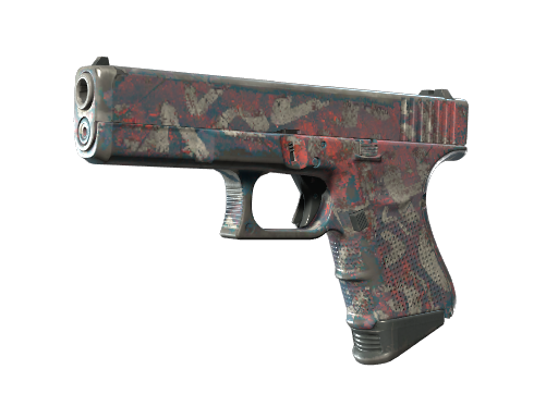 Buy CS2 pistol Glock-18 | Teal Graf (Well-Worn) skin