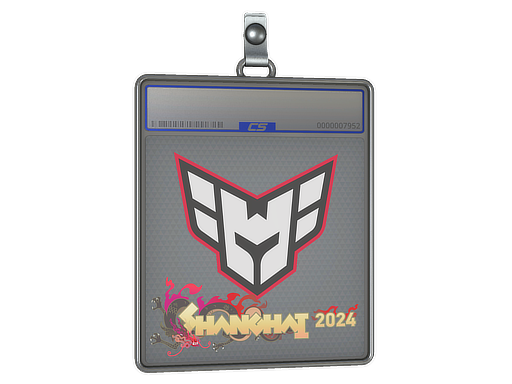Buy CS2 charm Sticker Slab | HEROIC | Shanghai 2024 skin