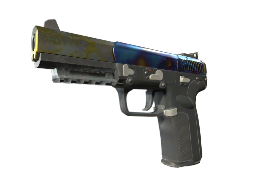 Buy CS2 pistol StatTrak™ Five-SeveN | Case Hardened (Well-Worn) skin