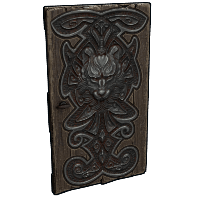 Buy Rust wooden door Wolf Den Wooden Door skin
