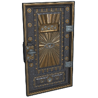 Buy Rust armored metal door Armored Mason Door skin